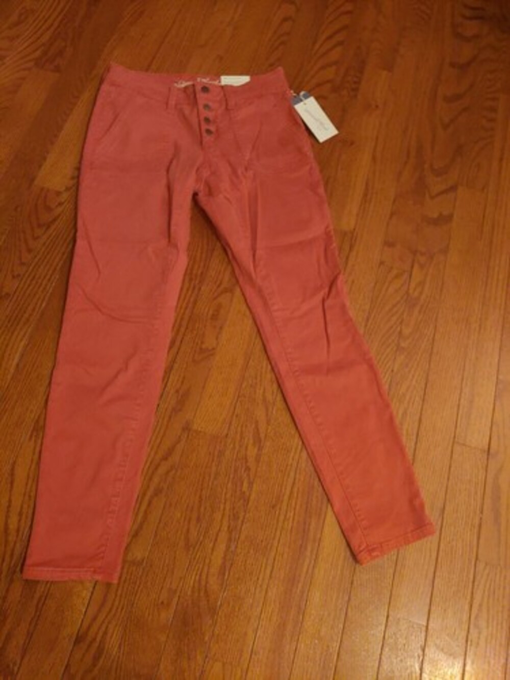 Universal Thread Women's Mid Rise Button Fly Skinny Pant Size 0/25R 28x28" NEW